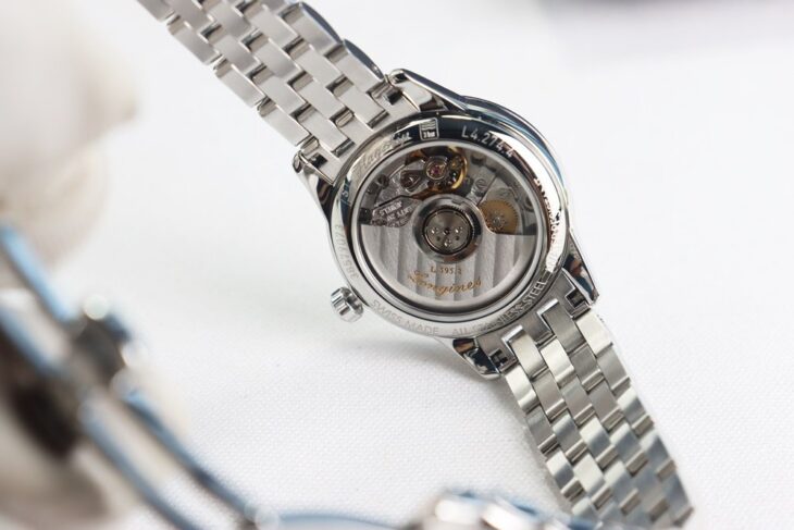 ĐH Nữ : Longines Flagship L4.274.4.27.6 Automatic, đính 12 viên Kim Cương – Fullbox.