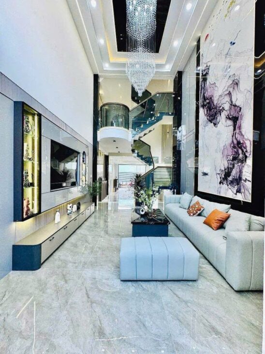 Nhà mới SHR 5 tầng HXH 75m2, Vuông – Thạnh Xuân 25 Quận 12 S