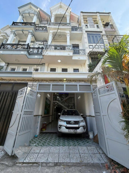 Nhà Vuông SHR 4 tầng HXH 68m2 – Lâm Thị Hố Quận 12 S