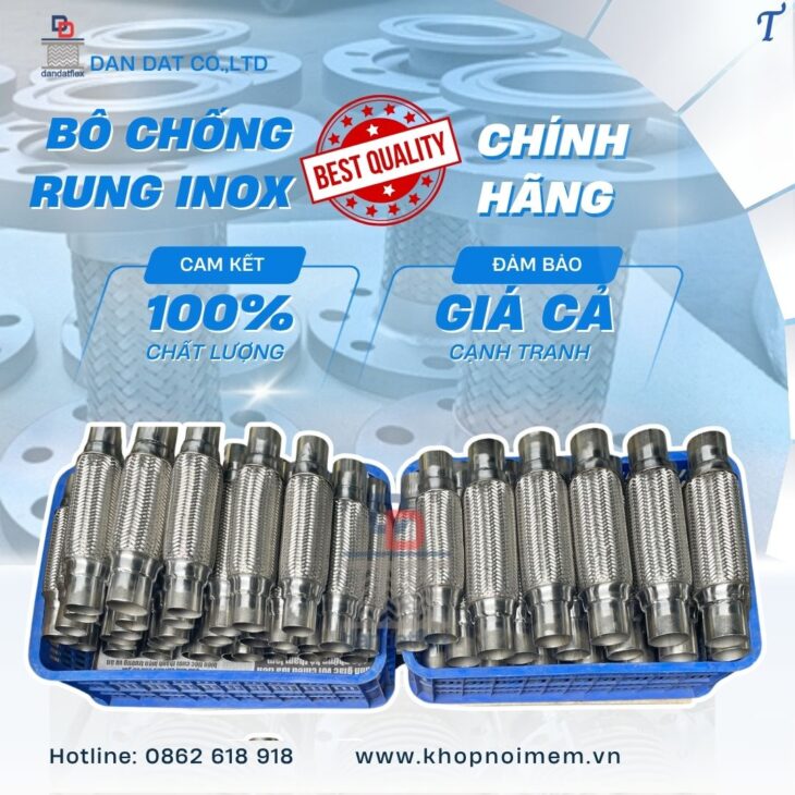 Mối nối mềm inox/ Khớp nối giảm chấn inox/ Khớp nối ống mềm/ Khớp nối giảm chấn máy phát điện