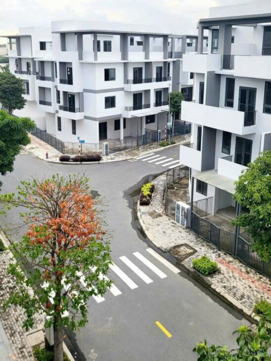 Nhà Khu The Pearl Riverside SHR 4 tầng 90m2, Vuông – Nguyễn Văn Tuôi Long An SS