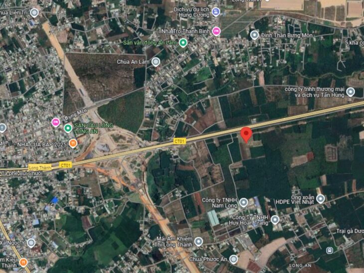 Giảm sốc 46 tỷ! 4.7Ha Đất SHR Sát sân bay Long Thành – Long An Đồng Nai SSS