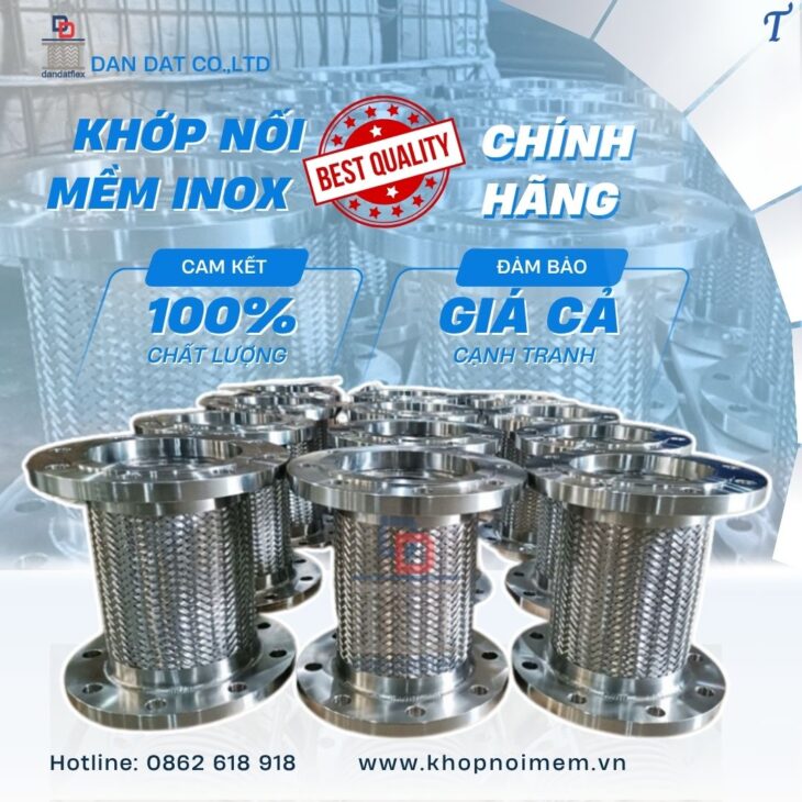 Khớp giãn nở vải chịu nhiệt/khớp nối giãn nở chống rung – chịu nhiệt – chống cháy/khớp giãn nở nhiệt