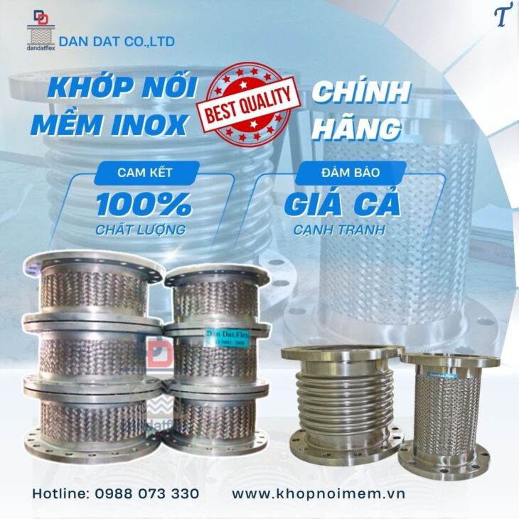Mối nối mềm inox/ Khớp nối giảm chấn inox/ Khớp nối ống mềm/ Khớp nối giảm chấn máy phát điện