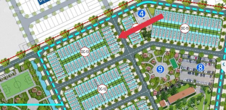 Suất đầu tư chỉ 1 tỷ 550 triệu bán đất nền DC13 – 24, 87.5m² – Khu đô thị Cầu Trúc Sông Công