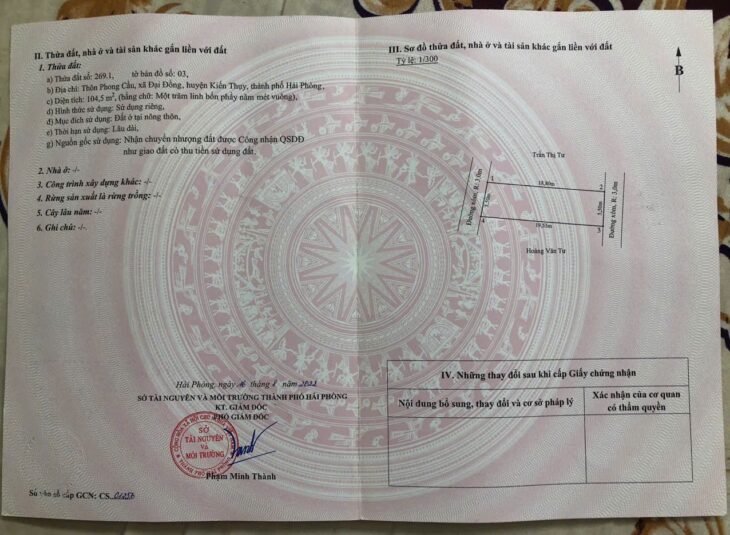 Lô đất 2 mặt ngõ – Phong Cầu, Đại Đồng, Kiến Thụy – gần Vinhomes, ô tô tránh thoải mái – ZALO 0567