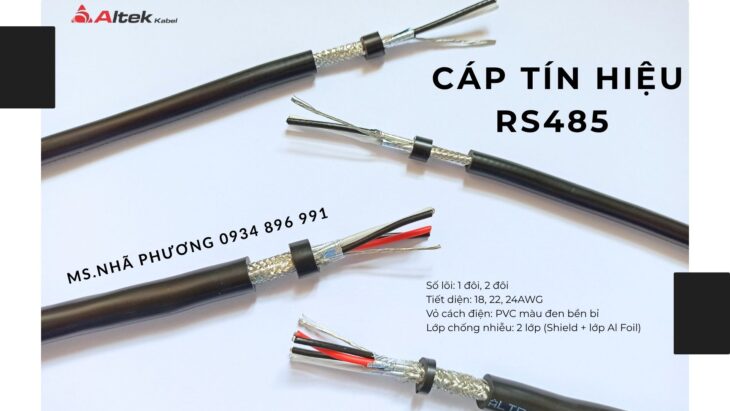 CÁP TÍN HIỆU RS485 1 PAIR 18 AWG ĐÀ NẴNG – HÀ NỘI – HCM