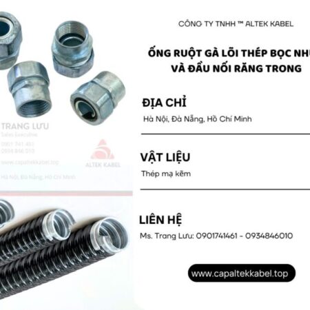 Tổng kho phân phối ống ruột gà lõi thép tại Đà Nẵng, Hà Nội, HCM