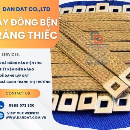 Dây tiếp địa thang máng cáp/ Dây đồng bện tiếp địa/ Thanh đồng bện tiếp địa máy/Thanh cái đồng mềm