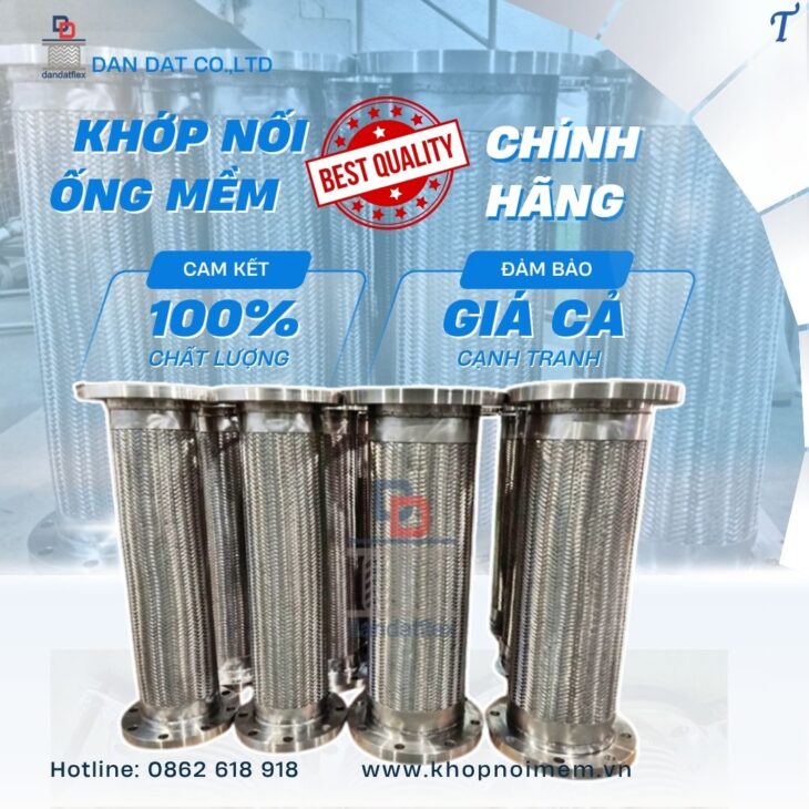 Mối nối mềm inox/ Khớp nối giảm chấn inox/ Khớp nối ống mềm/ Khớp nối giảm chấn máy phát điện