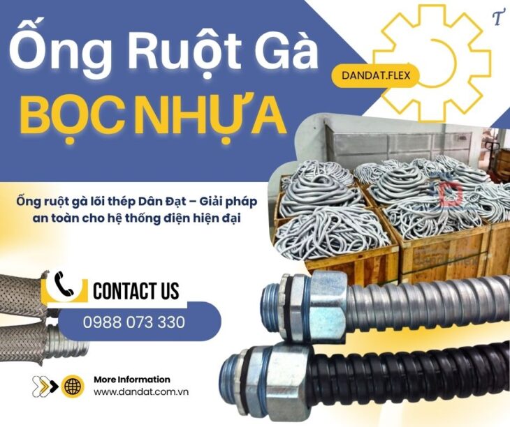Ống ruột gà lõi thép/ Ống ruột gà lõi thép bọc nhựa/ Ống ruột gà lõi thép bọc PVC/ Ống luồn dây điện