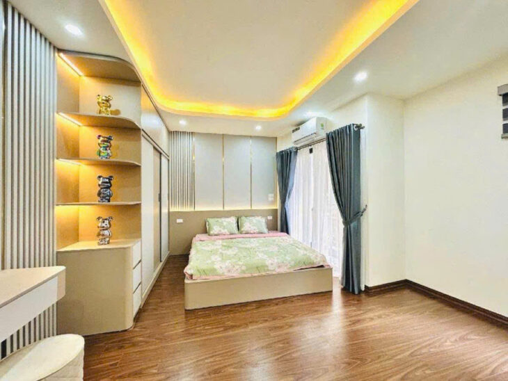 BÁN NHÀ MỚI ĐẸP THÁI THỊNH, ĐỐNG ĐA – 40M² x 7T THANG MÁY – MT 5.5M – FULL NỘI THẤT – GIÁ 15.2 TỶ