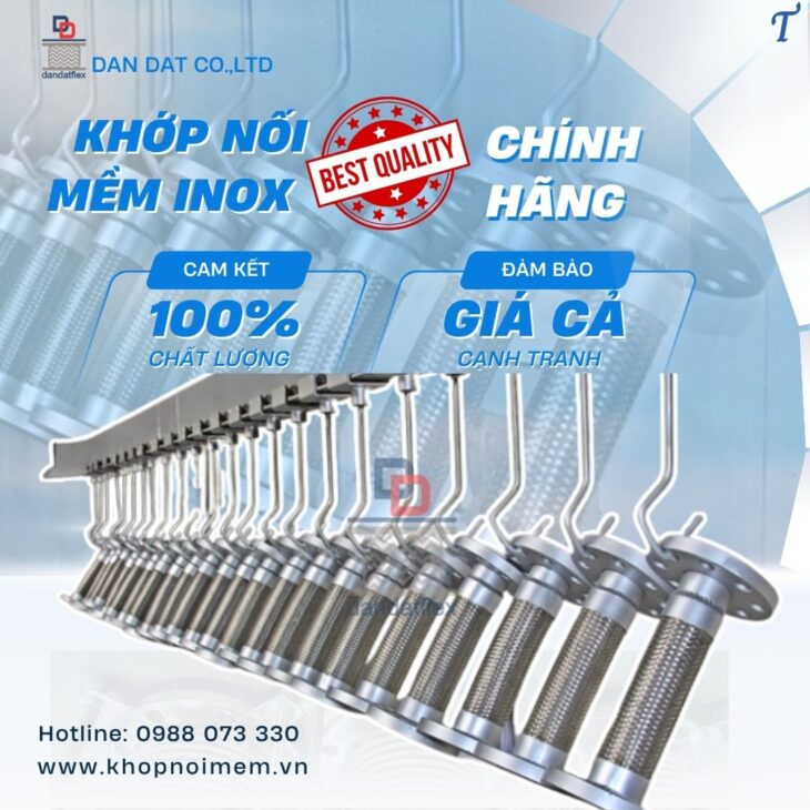 Mối nối mềm inox/ Khớp nối giảm chấn inox/ Khớp nối ống mềm/ Khớp nối giảm chấn máy phát điện
