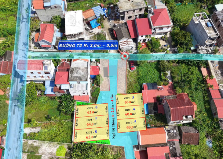 Bán 6 lô Fo tại Hoa Động , Thủy Nguyên , Hải Phòng gần TTHC mới TP Hải Phòng.