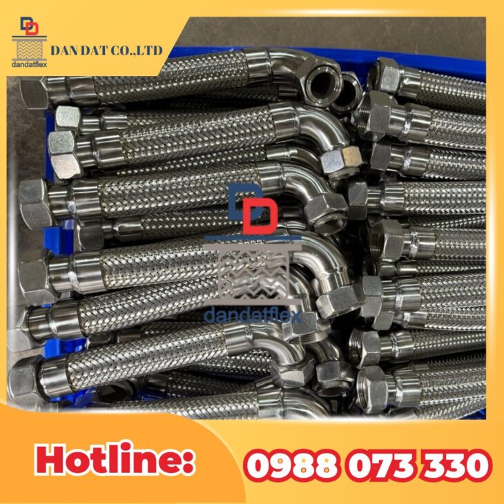 ỐNG MỀM INOX CHỊU NHIỆT | ỐNG MỀM INOX THỦY LỰC | ỐNG MỀM CAO SU BỌC LƯỚI INOX
