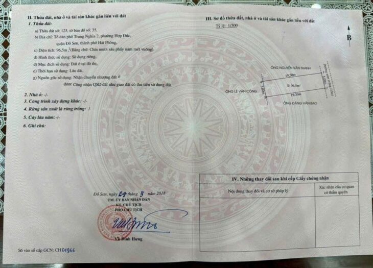 LÔ HIẾM GIÁ TỐT TUYẾN 2 TRUNG NGHĨA – ĐỒ SƠN CHỈ 1,X TỶ – ZALO 0567 222 555