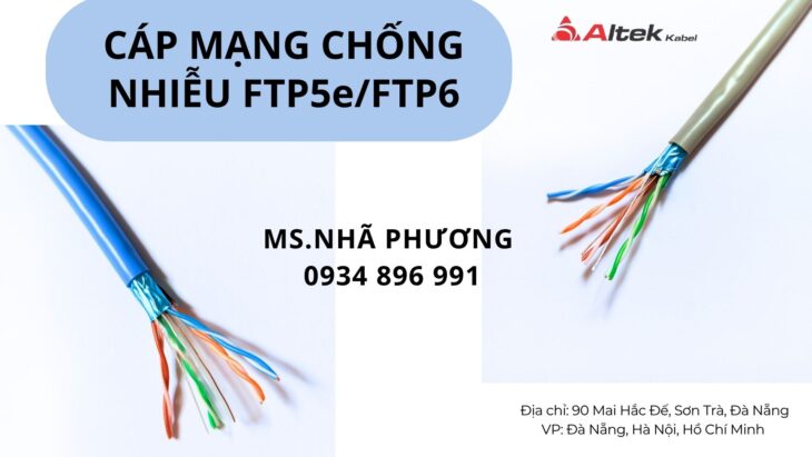 CÁP MẠNG ALTEK KABEL FTP6 24AWG ĐÀ NẴNG, HÀ NỘI, HCM.