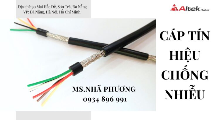 CÁP TÍN HIỆU CHỐNG NHIỄU ALTEK KABEL 2/4/6/8 LÕI 0.22 MM2