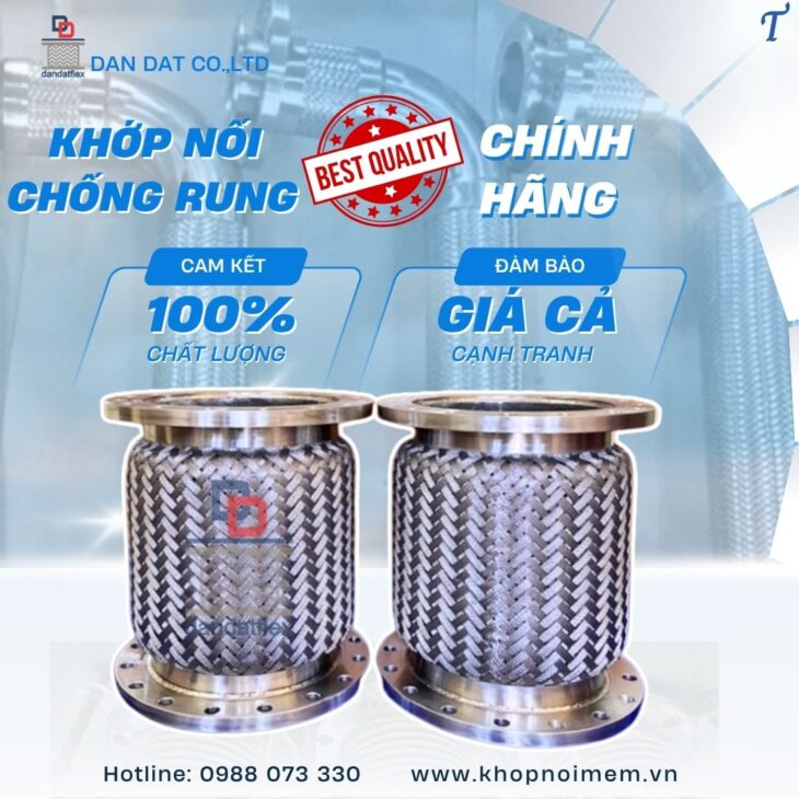 Mối nối mềm inox/ Khớp nối giảm chấn inox/ Khớp nối ống mềm/ Khớp nối giảm chấn máy phát điện