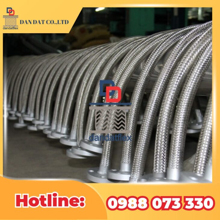 ỐNG MỀM INOX CHỊU NHIỆT | ỐNG MỀM INOX THỦY LỰC | ỐNG MỀM CAO SU BỌC LƯỚI INOX