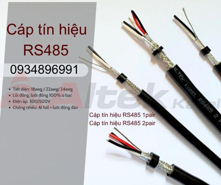Cáp RS485 –1pr18awg,2pr20awg Altek Kabel Sài Gòn