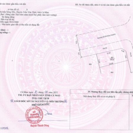 Đất thị trấn Sông Đốc full đất ở đô thị