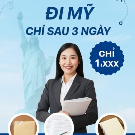 GỬ THƯ TỪ, GIẤY TỜ ĐI MỸ CHỈ TỪ 3 NGÀY