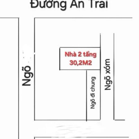 Nhỉnh 4 tỷ, có nhà 2.5 tầng ở Vân Canh, gần chợ Vân Canh, giáp đường Trịnh Văn Bô
