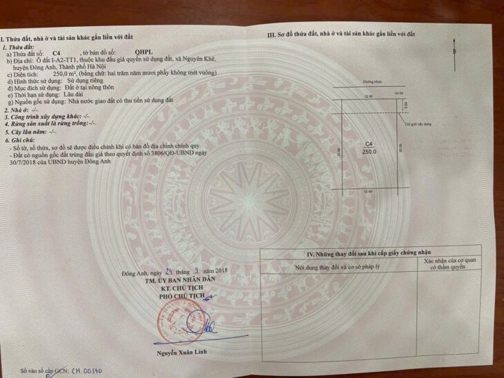 ✅️ B.á.n 250M ĐẤT BIỆT THỰ KĐT NGUYÊN KHÊ GIÁ CHỈ HƠN 100TR/M 👏👏👏