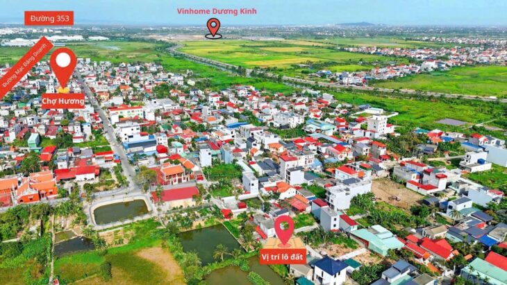 Lô đất F0 NGÕ 48 PHẠM GIA MÔ – HƯNG ĐẠO – DƯƠNG KINH, GIÁ CHỈ 1.7xx TỶ! ZALO 0567 222 555