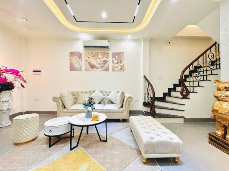 BÁN NHÀ MỚI ĐẸP THÁI THỊNH, ĐỐNG ĐA – 40M² x 7T THANG MÁY – MT 5.5M – FULL NỘI THẤT – GIÁ 15.2 TỶ
