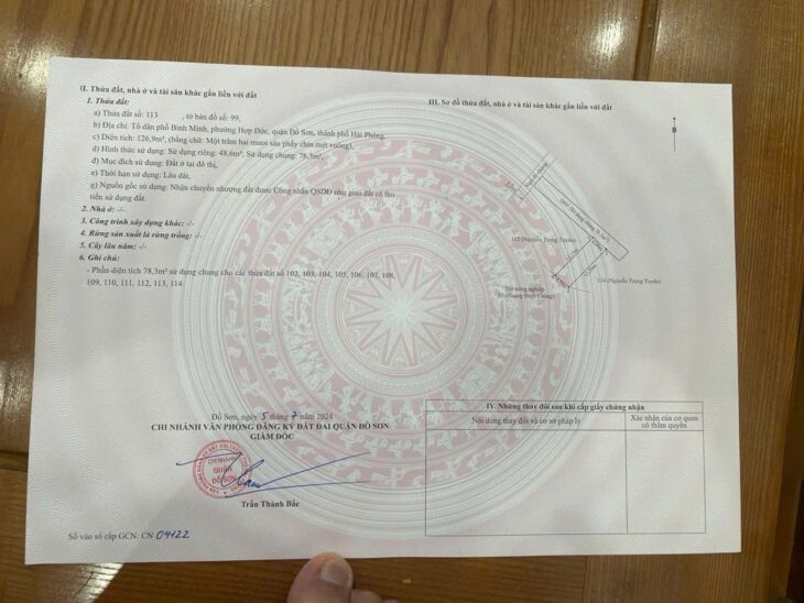 Đất hiếm 5xx triệu – lô vuông vắn trung tâm Hợp Đức, Đồ Sơn ZALO 0567 222 555