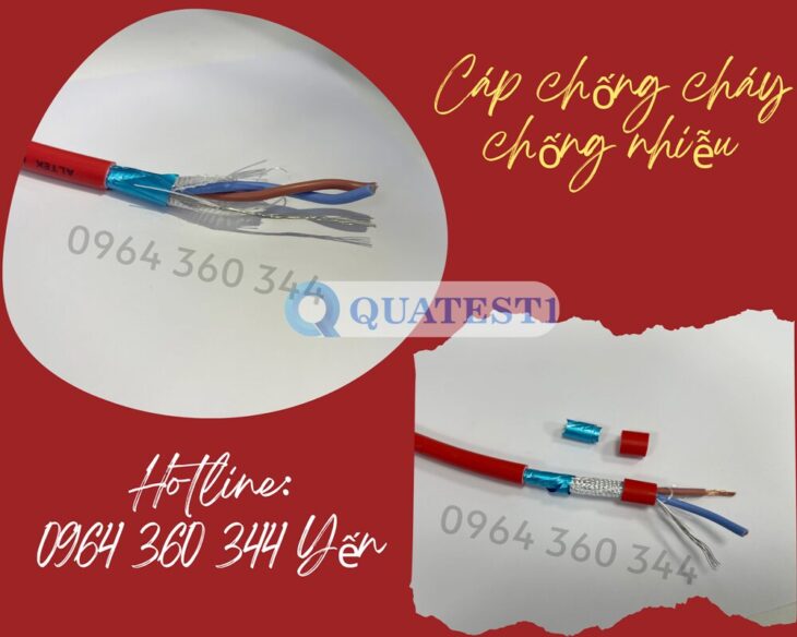Cáp báo cháy chống cháy chống nhiễu 2×1.5 sẵn kho