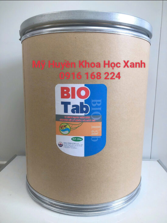 Vi sinh viên nén xử lý nước và đáy ao hiệu quả – BIO TAB