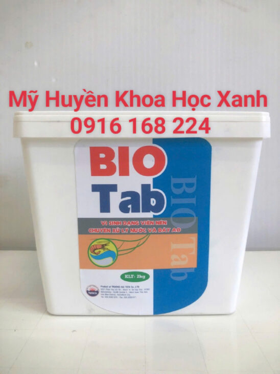 Vi sinh viên nén xử lý nước và đáy ao hiệu quả – BIO TAB
