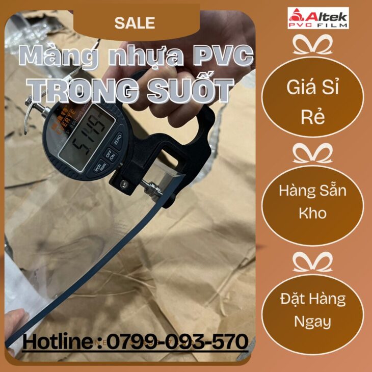 Bán màng PVC Dẻo Trong Suốt / Khổ Lớn – giá rẻ tại Đồng Nai