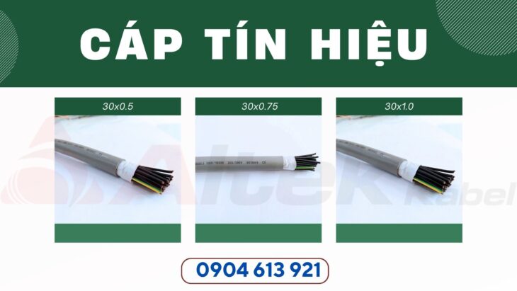 Cáp điện 30 lõi Altek Kabel 30×0.5/30×0.75/30×1.0/30×1.5 Altek Kabel chính hãng