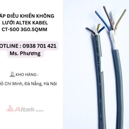 Cáp điều khiển không lưới Altek Kabel CT-500 3G0.5QMM Đà Nẵng, Hà Nội, Hồ Chí Minh
