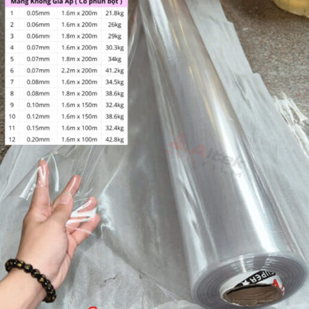 Màng nhựa pvc trong giá bao nhiêu? Có freeship không?