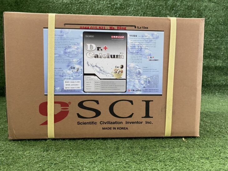 Khoáng nước Dr. Calcium cung cấp khoáng chất cho tôm, cá