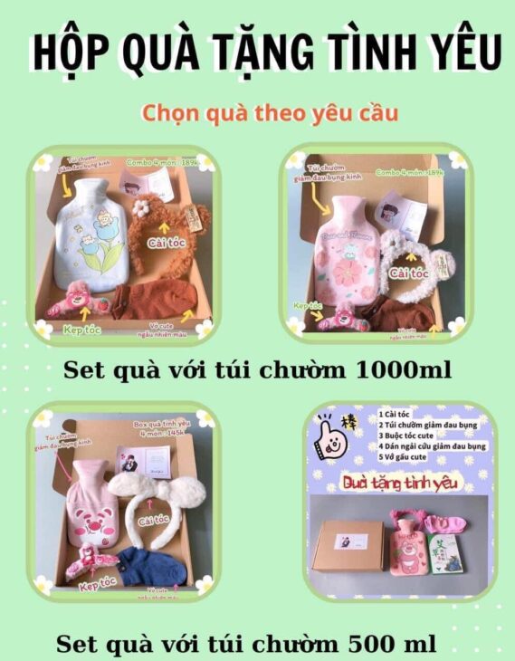 Sale Toàn bộ shop Phụ kiện – quà tặng- túi chườm – nón .. Ở cần thơ