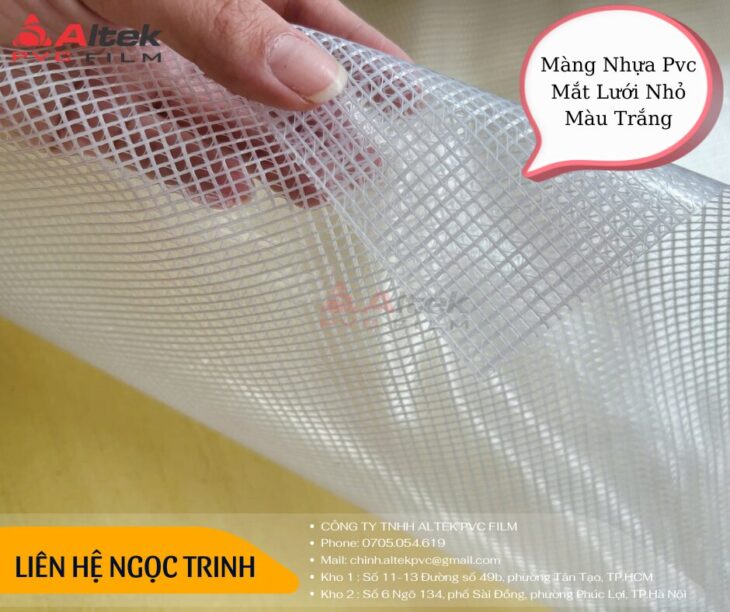 Mắt lưới sợi gia cương nhiều màu độ dày 3mm
