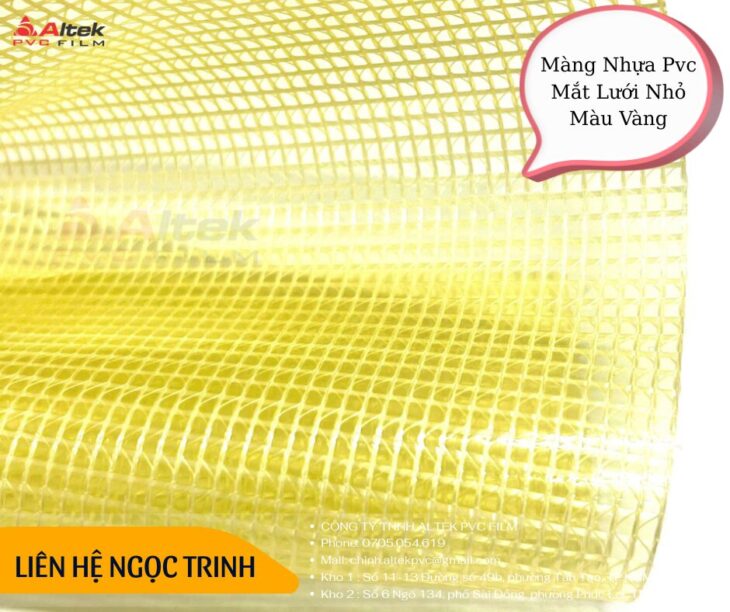 Mắt lưới sợi gia cương nhiều màu độ dày 3mm