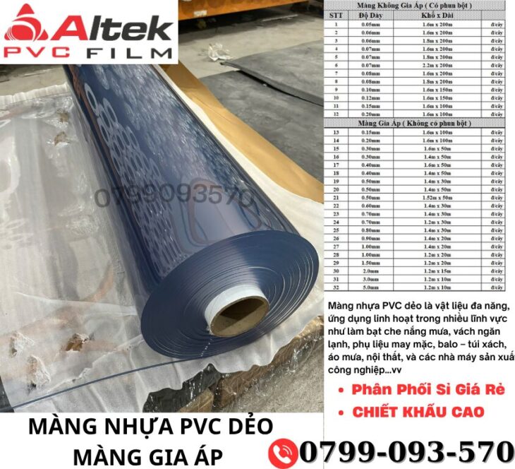 Cơ sở màng nhựa pvc dẻo – giá rẻ , phụ liệu balo túi xách , vách ngăn lạnh giá tốt