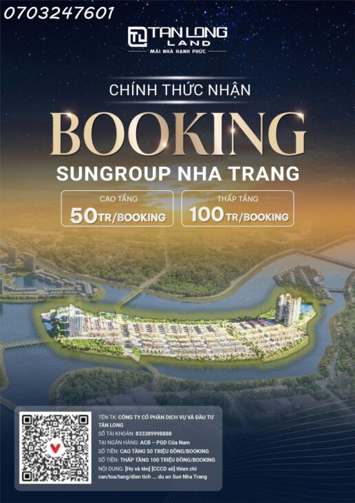 DỰ ÁN KHU ĐÔ THỊ HỖN HỢP TẠI NHA TRANG CHUẨN BỊ RA MẮT VỚI NHÀ ĐẦU TƯ ĐƯỢC MỆNH DANH ÔNG HOÀNG BẤT