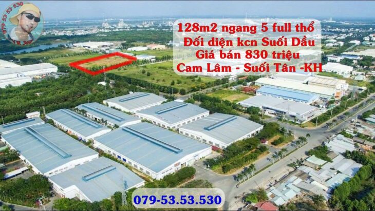 🏡 BÁN ĐẤT NỀN CAM LÂM GIÁ CHỈ TỪ 830 TRIỆU/NỀN – GẦN KCN SUỐI DẦU, FULL THỔ CƯ, SỔ RIÊNG TỪNG LÔ 🏡 BÁN ĐẤT NỀN CAM LÂM GIÁ CHỈ TỪ 830 TRIỆU/NỀN – GẦN KCN SUỐI DẦU, FULL THỔ CƯ, SỔ RIÊNG TỪNG LÔ