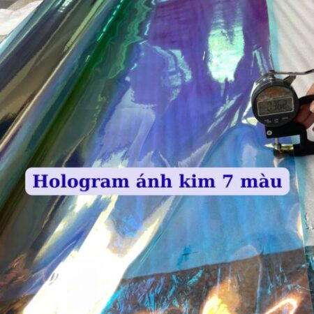 màng nhựa ánh kim 7 màu – Hologram