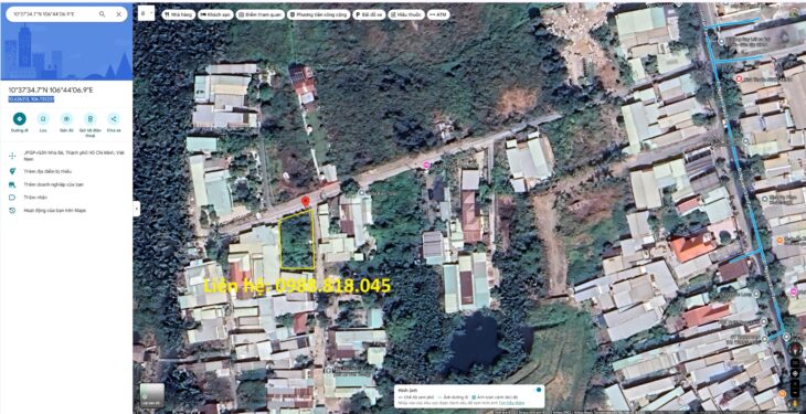 Bán đất phố Nguyễn Văn Tạo, Hiệp Phước, Nhà Bè, thành phố Hồ Chí Minh – 369m2, lô góc, miễn TG