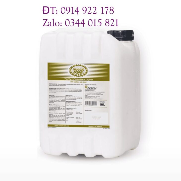 Yucca Bột, Yucca nước, nguyên liệu Mexico, hấp thu khí độc, khử mùi hôi chuồng trại dùng cho thú y