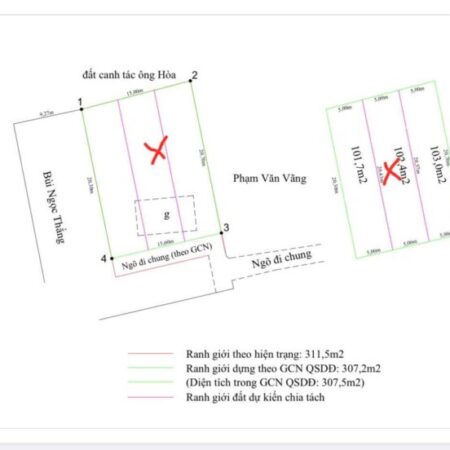 LÔ ĐẸP 102,4M² – GIÁ CHỈ 23TR/M² – TUYẾN 2 HẢI PHONG, DƯƠNG KINH – SÁT VINHOMES GOLDEN CITY – ZALO